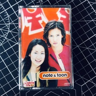 Second-Hand tape Note & Toon Artist Thai Music cassette Collectibles 90s Songs