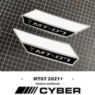 New Version Air Scoop Intake Side Cover Sticker Set Fairing Shell Sticker Decal 22 23 24 For Yamaha 