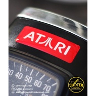 Atari logo resin sticker emblem