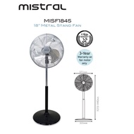 MISTRAL MISF1845 18" Metal Stand Fan, 74W Aluminium Blade