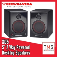 CERWIN VEGA XD5 5" 2 Way Powered Desktop Speakers