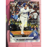 2025 Topps Now MLB 802 : Los Angeles Dodgers-Shohei Ohtani Multi HR Game Fuls 1 Win