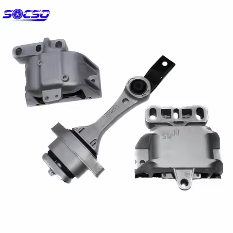 3PCS Engine Transmission Motor Mount for VW Beetle Golf GTI Jetta AT1.8L 2.0L 1998-2006 1J0199851N 1