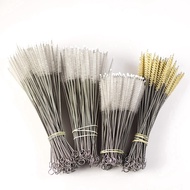 100pcs 15/20cm Reusable Straw Cleaning Brushes for 6mm 12mm 304 Stainless Steel Straw Glass Straws C