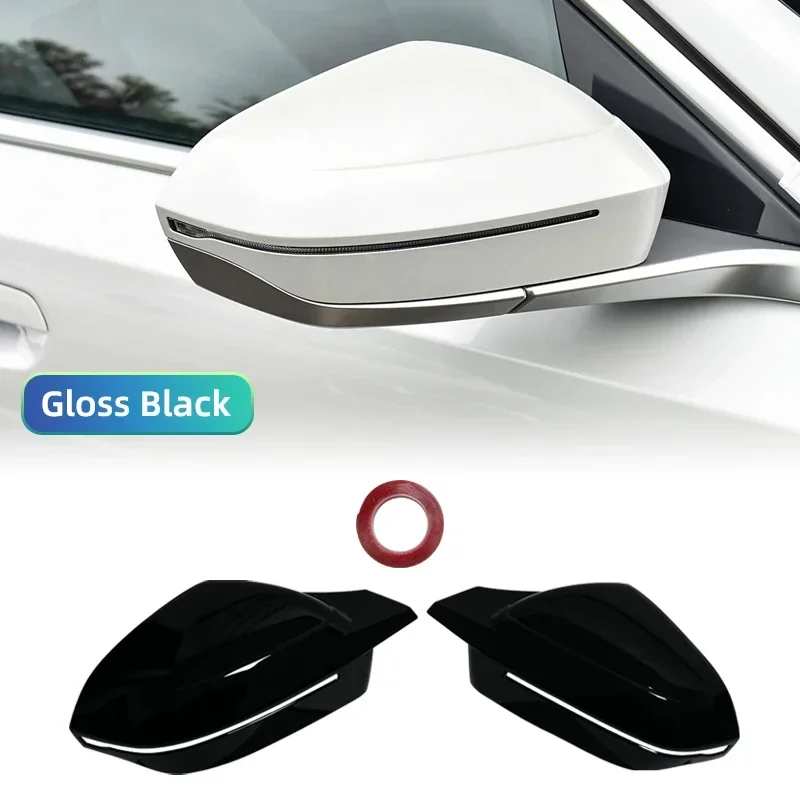 M Look Replacement Bright Black Side Mirror Cover Caps for BMW 5 7 I5 I7 Series G60 G61 G68 G70 G90