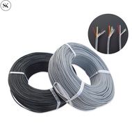 SK 100Meters UL2547 Signal Shielded Cable 24AWG 4 Cores PVC Insulated Tinned Copper Cable Multicores