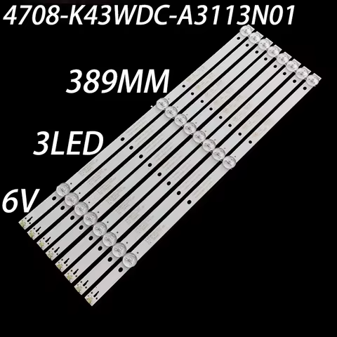LED Backlight For P43FN0038K K430WDC1 K430WDC2 4708-K43WDC K430WDC1 A3 4708-K43WDC-A3113N01 DS-D5043
