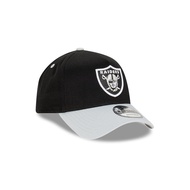 LAS VEGAS RAIDERS 2 TONE SNOW GRAY VISOR BLACK 9FORTY AF CAP 60416064