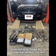 bmw 640i n55 decat downpipe full valve exhaust system 遙控開關死氣喉 中至尾