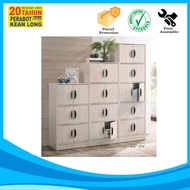 KLSB Almari serbaguna / Multipurpose cabinet / Almari 6 Pintu / 6 Doors Cabinet / Almari Buku / Almari Baju