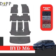 BYD M6 Car Mat Car Mat/ BYD M6 Vermicellimie Premium Material