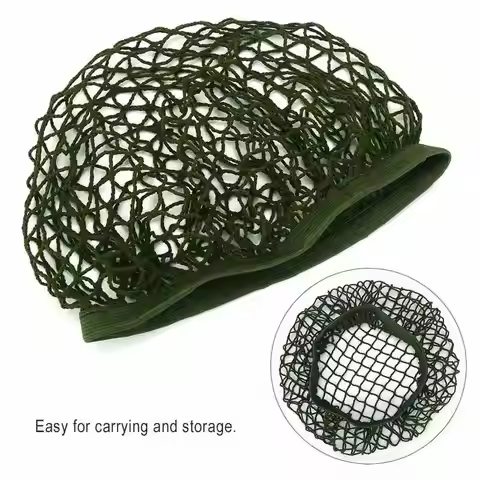 Tactics Helmet Net Cover Green Nylon Camping Hiking for M1 M35 M88 Helmet Camouflage Net Cover Helme
