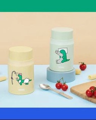 THERMOS 膳魔師 x JOGUMAN 不鏽鋼真空燜燒罐 520ml 粉黃色