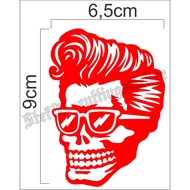 Skull print cutting sticker, skull sticker