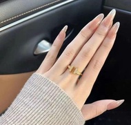 Tiffany rings 情侶款 蒂芙尼t款開口對戒