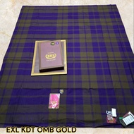 BHS Excellent GOLD Sarong, Old-School KDT Motif with Soft and Thick Material
