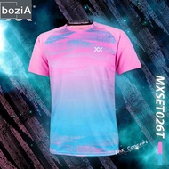 [Ready Stock]Badminton Shirt Maxx MXSET026T Original Quick Dried Jersey Summer New Versatile Casual Loose Fit Sports T-shirt