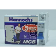 MCB Stut 1Phase 25 Ampere MCB 25A 1P/ HANNOCHS