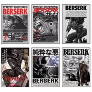 Berserk Manga Wall Art Poster Berserk Canvas Art Prints Berserk Wall Decor Pictures Berserk Canvas P
