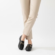 Yalo 8625-26 Sepatu Pantofel Wanita Gesper Emas Besar - Sepatu Kerja Tanpa Tali Teplek Impor Mewah