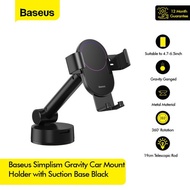 [ BASEUS ] SIMPLISM GRAVITY CAR MOUNT HOLDER STAND HANDPHONE HOLDER