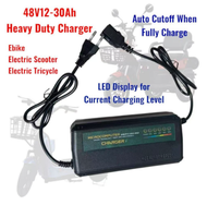Ebike Charger 48V12AH 48V20AH 48V30AH BATTERY CHARGER 6 LED DISPLAY HEAVY DUTY AUTO CUTOFF ELECTRIC