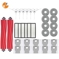For  Q  P10 A7400RR Robot Vacuums Cleaner Hepa Filter Mop Cloths Dust Bag Replacement White