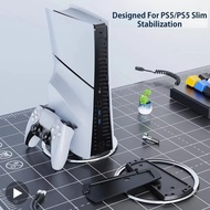 遊戲支架遊戲配件適用於Sony PS5 遊戲機 Playstation Play Station PS 5 Slim Pro 支撐底座支架垂直