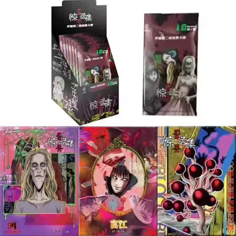 Genuine Junji Ito Selection Cards Haunted House Cards Mistery Box Board Games Toys Collection Card T