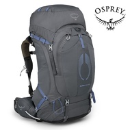 【Osprey 美國】Aura AG 65 網架登山背包 女 鋼鐵灰 XS/S｜輕量健行背包 網架背包 自助旅行 徒步旅行後背包