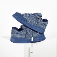 [Focus on High-End Quality] DIOR DIOR B9S Bread Shoes/Skateboard Shoes Denim Classic Theme Pattern L
