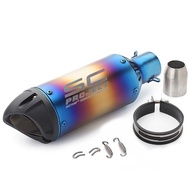 YOUMOTECH ท่อไอเสียรถจักรยานยนต์ท่อกลางข้อศอกหัว Slip กับ Resonator สำหรับ YAMAHA NVX 155 125 NVX155