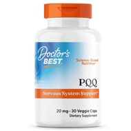 Doctor's Best, PQQ 20mg, Pyrroloquinoline Quinone, Brain Health, 100% Vegetarian