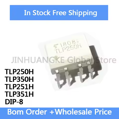 5pcs TLP250H TLP350H TLP251H TLP351H DIP-8 Optocoupler Isolation Driver IC In Stock Wholesale