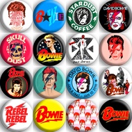 David Bowie Badge Button Size 44 mm