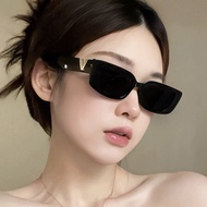 Korean Retro Ulzzang Style Rectangle Sunglasses for Women Vintage Shades for Women
