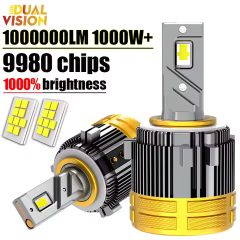 LED Car Headlight G2 H7 9980 CSP Chip 6000K Penetration Car Illuminations For Golf 7 H5C Turbo Canbu