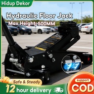 Hydraulic Floor Jack 3Ton Low Profile Heavy Duty 75 - 500MM High Repair Tool Car Jack Garage Jack Ke