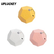 UPLUCKEY USB Rechargeable Timer, LED Screen 2 Volume Adjustable Automatic Rotating Timer, 1/3/5/10/1
