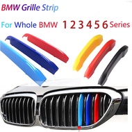 3pcs Car Racing Front Grille Trim Strips For BMW 1 2 3 4 5 6 7 Series E46 E39 E87 E88 E60 E61 E90 E9