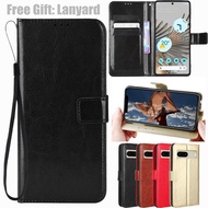 Wallet Flip Phone Case For Google Pixel Pixel7 Pixel6 Pixel5 8 7 7A 6 6A 5A Pro 4 4A 5G PU Leather Card Holster Coque Cover