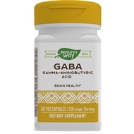 GABA Gamma-Aminobutyric Acid, Supports Brain Health*, 60 Capsules