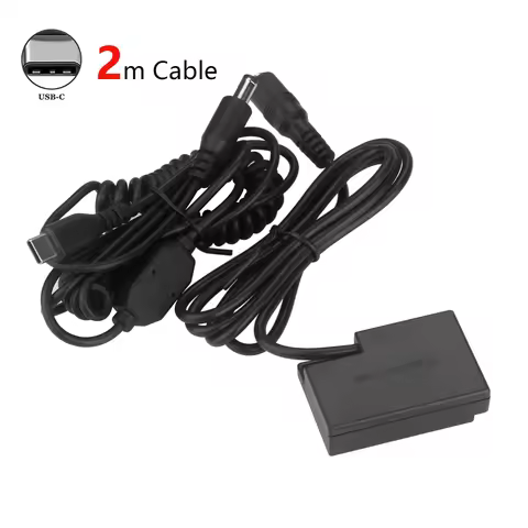 USB-C Coupler ACK-E18 DR-E18 LP-E17 Dummy Battery for Canon EOS Rebel SL2 SL3 T6i T6S T7i T8i 200D 2