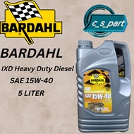 BARDAHL SAE 15W40/15W-40 IXD Heavy Duty Diesel Engine Oil 5 LITER