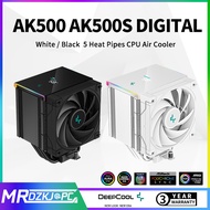 Deepcool AK500S พัดลมระบายความร้อน CPU ดิจิทัล AK500 ท่อความร้อน 5 ท่อ 120 มม. FDB สําหรับ Intel LGA