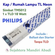 Simbat Philips 18W TMS012 Neon Lampshade Housing TL 1xTLD18 Without TL