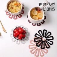 Heat-resistant pad heat-resistant pad Placemat Coaster Anti-scalding heat-resistant pad Soft Rubber 