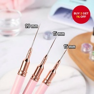 3pc Nail Brush Set 11/15/20mm UV Nail Art Gel Manicure Tools