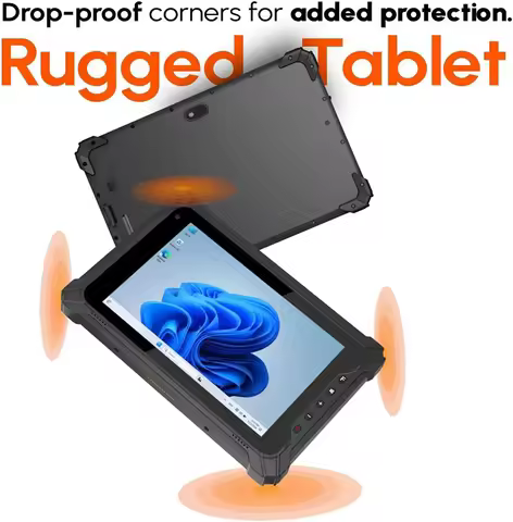 Windows 11 Pro Rugged Tablet 8GB+128GB Industrial Tablets Intel N5100 700nit 8 inch Work Tablet 4G L