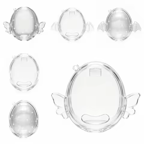 Clear Protective Case with Wings PC Hard Cover Skin Anti-drop Shockproof Replacement Shell for Tamag